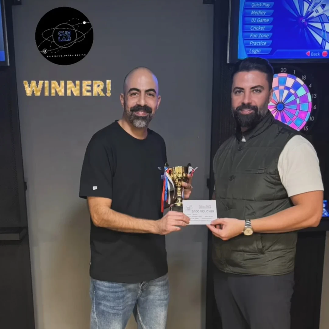 Karim Dagher Wins the 2025 Cue Lab Soft-Tip Championship Karim Dagher Wins the 2025 Cue Lab Soft-Tip Championship
